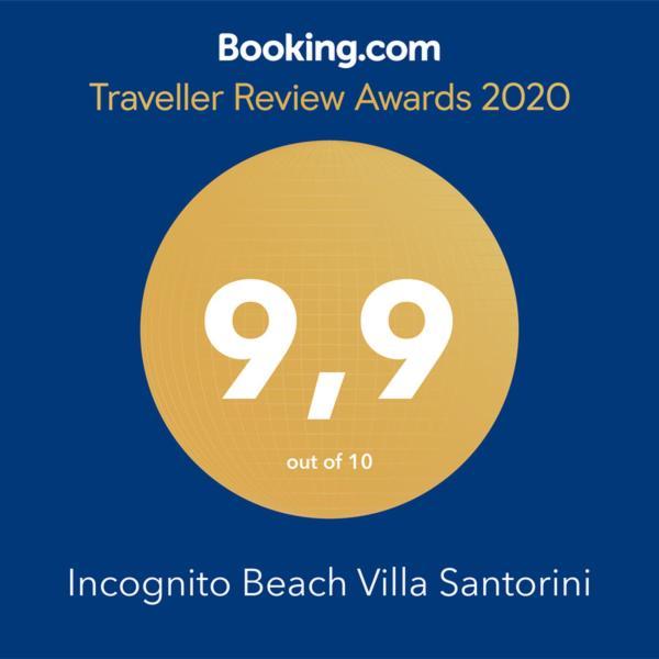 Incognito Beach Villa Santorini Kamári Zewnętrze zdjęcie